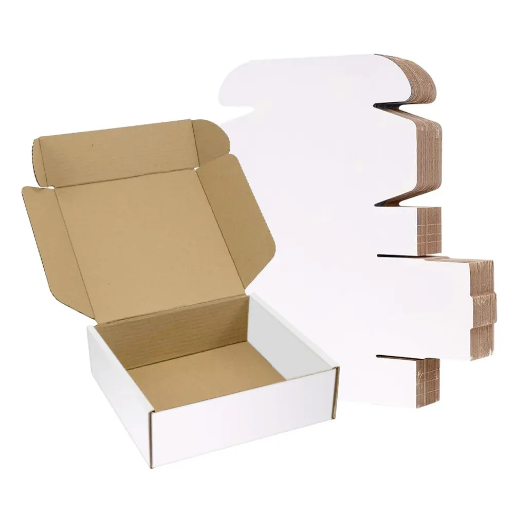 Corrugated Cardboard Shipping Boxes Grey 4x4x1