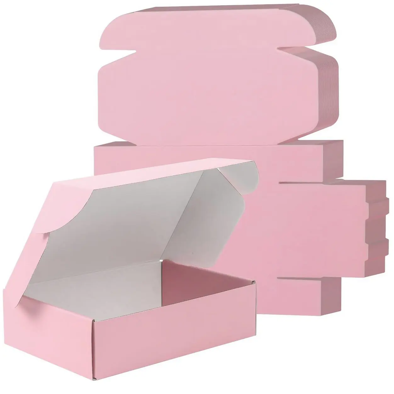 Corrugated Cardboard Shipping Boxes Pink